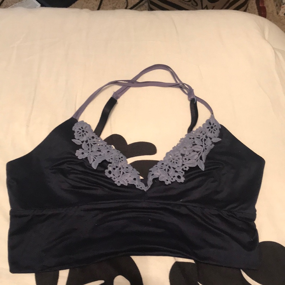 Navy blue sunnie bralette
